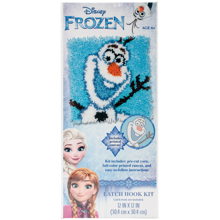 Disney Frozen Latch Hook Design Activity 8 X 10 Soft Shaggy Picture for  sale online
