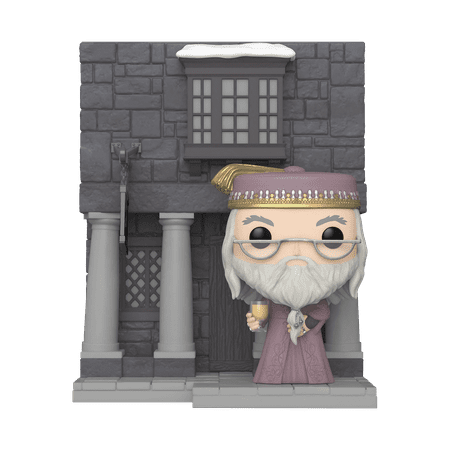 UPC: 0889698656467 | Funko Pop! Deluxe: Harry Potter Hogsmeade – Albus Dumbledore with The Hog s Head Inn Vinyl Figure