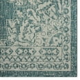 thumbnail image 3 of Nicole Miller New York Patio Country Azalea Transitional Medallion Indoor/Outdoor Area Rug, Blue/White, 5'2"x7'2", 3 of 9