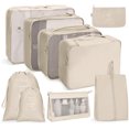 thumbnail image 1 of Bolsa de almacenamiento de viaje, conjunto de siete piezas, subenvases de cosméticos para lavado digital, bolsa de almacenamiento para ropa, zapatos, equipaje, bolsa de viaje, 1 of 1