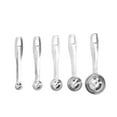 thumbnail image 1 of EOTVIA Measuring Spoons,5pcs/set Measuring Spoons Stainless Steel Teaspoon Tablespoon Set With Scales For Kitchen Baking Cooking,Stainless Steel Measuring Spoons, 1 of 8
