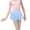 Light Blue, variant on KAUOD Girls Ballet Skirt Chiffon Wrap Skirt Adjustable Tie Dance Skirts F𝗹owy Light Casual Cute Yoga Workout Skirts