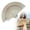 A2_Beige 7.87", variant on SMKE Wooden Folding Fan With Delicate Hollow Carved Design And Storage Bag As Vintage Handheld Fan For Bridal Shower Tea Party And Home Wall Decoration