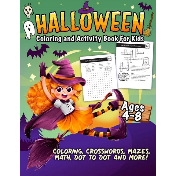 Coloring and Activity Book - Halloween Edition, (Paperback)