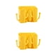 thumbnail image 3 of Bewildely Caja de almacenamiento de cactus, impermeable, de plástico, sin perforaciones, autoadhesivo, organizador de carga para teléfono móvil, soporte Amarillo brillante 2piezas Bewildely CBP209908, 3 of 6