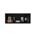 thumbnail image 7 of Wally 30" Wide x 12"H  Wall Cabinet Black Engineered Wood Dark Wengue, 7 of 7