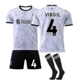 thumbnail image 1 of 22/23 Liverpool Visitante Salah Mane Niños Niños Adulto Fútbol Jersey Trajes de Entrenamiento-VIRGIL NO.4-16(90-100CM) BmatwkZeng Bmatwe Jersey, 1 of 1