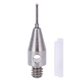 thumbnail image 1 of Sonda táctil CMM con punta de bola roja y vástago de carburo de tungsteno de 10 mm de largo, rosca M2 para máquina herramienta CMM, 1 of 14