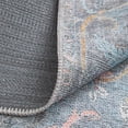 thumbnail image 4 of Feizy Percy Transitional Medallion, Blue/Gray/Orange, 7'10" x 9'10" Area Rug Easy Care Fade Resistant Sheen Bohemian & Eclectic Distressed Floor Rug for Living room Bedroom, 4 of 11