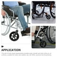 thumbnail image 2 of MELIVO 2 Pcs Wheelchair Front Replacement Wheels for Walkers Multifunction Casters Tire, 2 of 4
