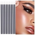 thumbnail image 2 of Hair Brush Organizer 50pcs Disposable Eyeliner Brush Fine Fiber Lip Liner Eyeliner Brush Beauty Tool Makeup Eyeliner Tool Stick Applicator Mens Brush, 2 of 2