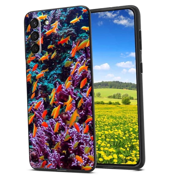 Fishes-230 Phone Case, Degined for Samsung Galaxy S21 Case Men Women, Flexible Silicone Shockproof Case for Samsung Galaxy S21