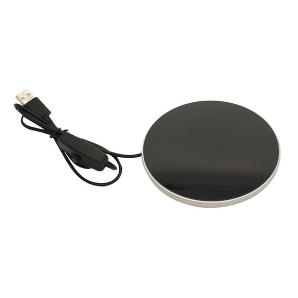 GUOOL Chauffe-Tasse Électrique Accessoires Plaque Chauffante Portable pour Bureau Voyage Eau Argent