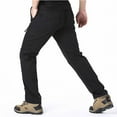 thumbnail image 4 of ZRGHAOYLQ Big and Tall Tactical Pants for Men Military Outdoor Hiking Pants Active Straight Wide Leg Workout Trousers Athletic Elastic Waist Joggers Pants with Pockets, 4 of 4