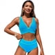 thumbnail image 1 of Traje de Baño Deportivo de Dos Piezas para Mujer, Bikini Azul , Talla M, 1 of 9