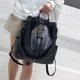 thumbnail image 1 of New Shell Double Shoulder Fashion Versatile Color Dual-purpose Women's Anti-theft Outdoor Travel Belt Pendant Backpack, 1 of 5