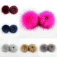 thumbnail image 4 of ✪ Pom Pom Fluffy Faux Fur Hair Ball Tassels Pendant Charm DIY Hat Scarf Accessory, 4 of 19