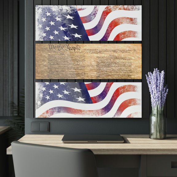 American Flag Acrylic (Triptych)