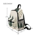 thumbnail image 3 of FORMRS School Backpack with Front Zippered Pocket 12" Student Travel Daypack, Hand Drawn Christmas, 3 of 6