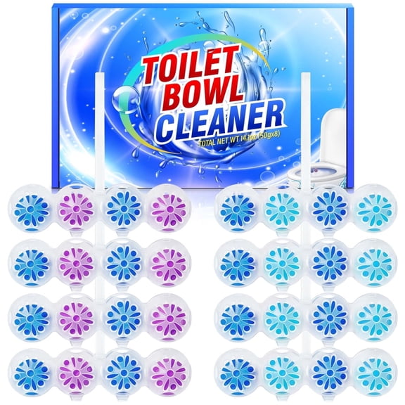 LA BELLEFÉE 8-Pack Hanging Toilet Cleaner | Soothing Scent of Ocean Breeze and Lavender for Bathroom