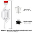 SShape Airlocks Homebrew Bubble Airlock Carboys Stopper & Fermenter