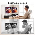 thumbnail image 6 of Dual Monitor Stand Riser with Adjustable Length & Angle, Multifunctional Double Monitor Riser with 2 Slot for PC, Computer, 6 of 8