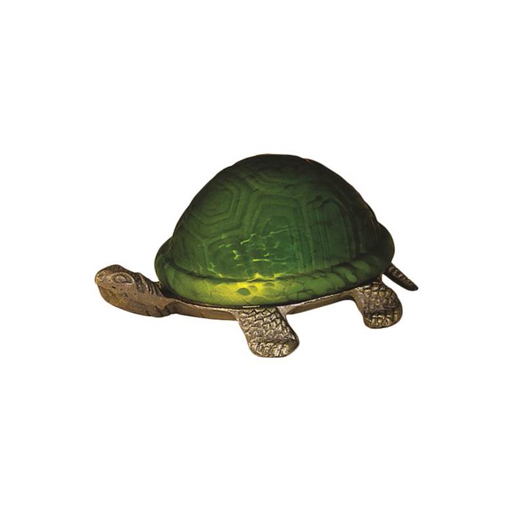1Light Turtle Art Glass Accent Lamp