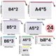 thumbnail image 2 of 24Pcs Mesh Zipper Pouch Bags-8 Sizes Zipper Pouches for Organization,Mesh Bags with Zipper File Bag, 2 of 5