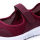 thumbnail image 3 of Zapatos para caminar para mujeres de edad avanzada tipo gancho y anillo, zapatos para caminar para mujeres suaves, transpirables, antideslizantes y elásticos, zapatos deportivos rojos 36, 3 of 10
