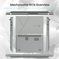 thumbnail image 5 of Machenike Machcreator N17A Laptop, 17.3" FHD 120Hz, Intel N100, 16GB DDR5, 512GB SSD, W11H, Grey, 5 of 7