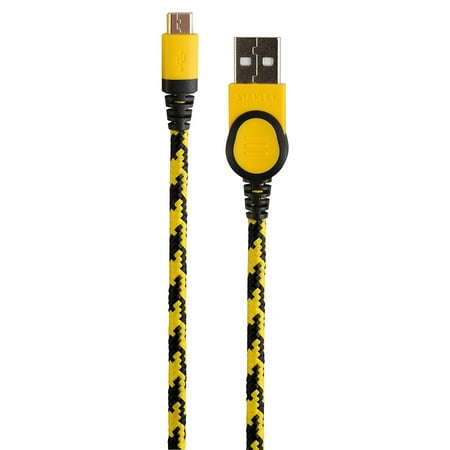 STANLEY Rugged 6 Foot Braided Micro-USB For Android Phones/Tablets, HTC Phones, GPS, Wireless Headsets and E-Book (Best Ebook Reader For Android Phones)