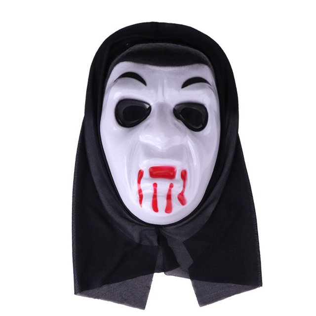 Máscara de Halloween de demonios sonrientes, máscaras de terror, accesorios de Cosplay malvados, máscara de fiesta, accesorios de ropa