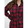 thumbnail image 4 of Vestido cuadros Roman Fashion Tallas Extras 4320 Rojo 38, 4 of 7