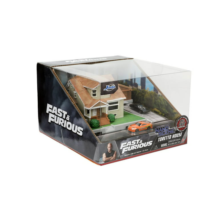 Fast & Furious Dom's House Diorama Set, Multi- - Jada Toys 33668 - 1/65  scale Diorama 