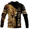 thumbnail image 1 of Chandails à Capuchon pour Hommes Imprimé Animal cool street (H, TG), 1 of 8