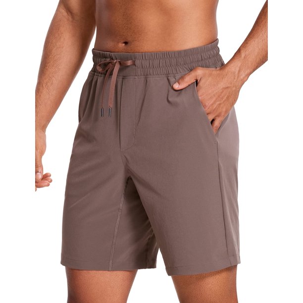 Shorts CRZ YOGA sin forro para entrenamiento de secado rápido con bolsillos XL