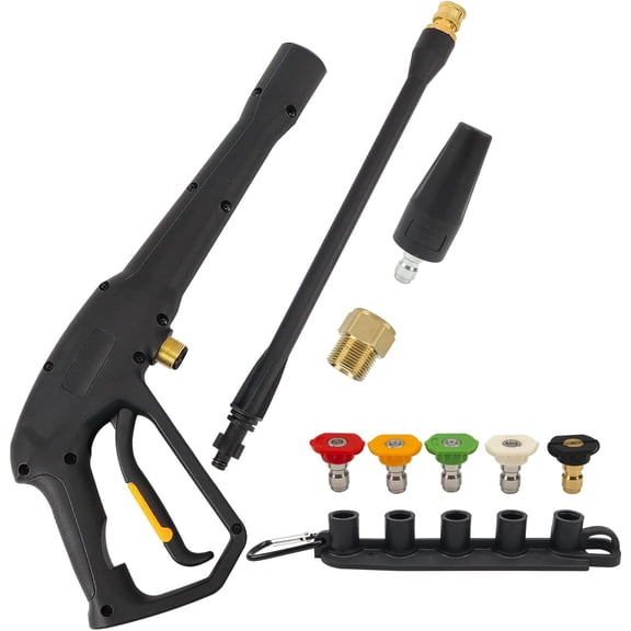 Bear Force Replacement Spray Gun with Extension Wand & M22-15 Connector, Compatible with Some of Ryobi, Greenworks, Craftsman, Kar-cher, SunJoe, Westinghouse, LWQ Electric Pressure Washer Max 1900 PS