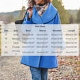 thumbnail image 3 of Riecok Womens Pea Coats Long Sleeve Button down Jackets Lapel Collar Overcoat Warm Casual Winter Outerwear M, 3 of 6