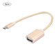 thumbnail image 2 of Cable adaptador OTG Sincero 3 piezas Conector reforzado de Tela tejida Oro, 2 of 10