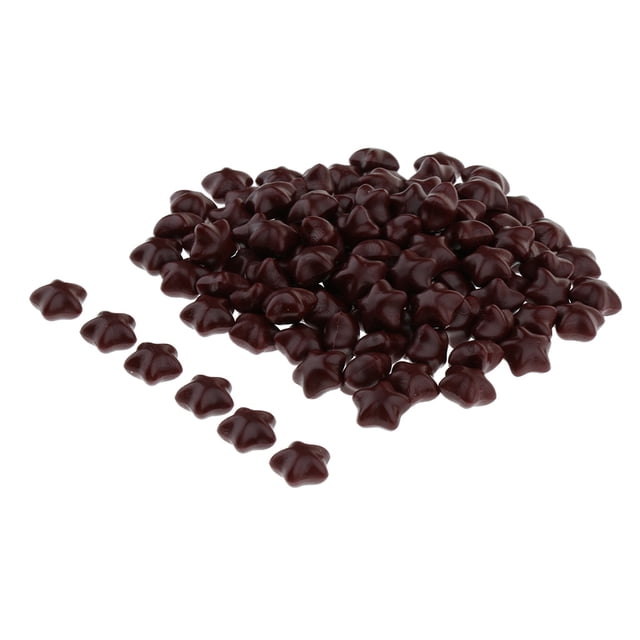 Perlas de cera de sellado con forma de estrella de 100 piezas para sello sobre de sello diy rojo oscuro SM SunniMix Forma de estrella