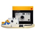 thumbnail image 2 of Kodak Ektar H35 Half-Frame Retro Camera Bundled with Kodak Ultramax 400 35mm Film (2 Rolls of 24 Exposures Each) Plus a Bonus Camera-Style Keychain (Off-White), 2 of 11