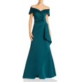 thumbnail image 1 of Vestido de buceo Aqua para mujer Fuera del hombro verde 2, 1 of 1
