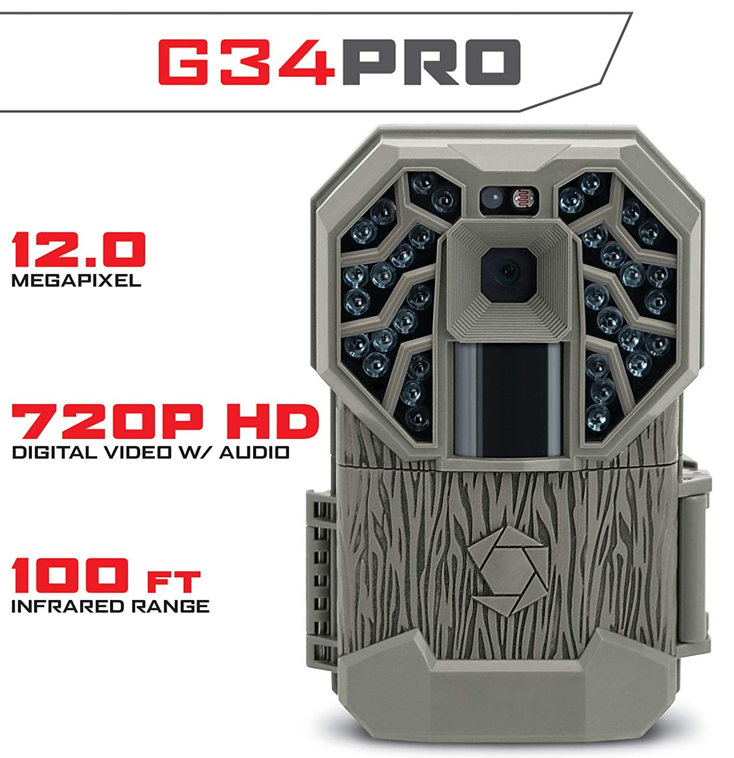 Covert Trail Camera, Stealth Cam G34 12mp Game Hunting Trail Camera