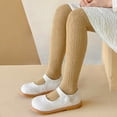 thumbnail image 2 of Dakiuu Toddler Girls Cable Knit Footed Tights Pull On Dress Leggings, 2 of 8