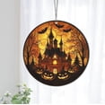 thumbnail image 3 of Pumpkin Hauted House Halloween Suncatcher, Creepy Witcher Castle Acrylic Hanging Window, Halloween Suncatcher Ornament, Spooky Season Gift, 3 of 4