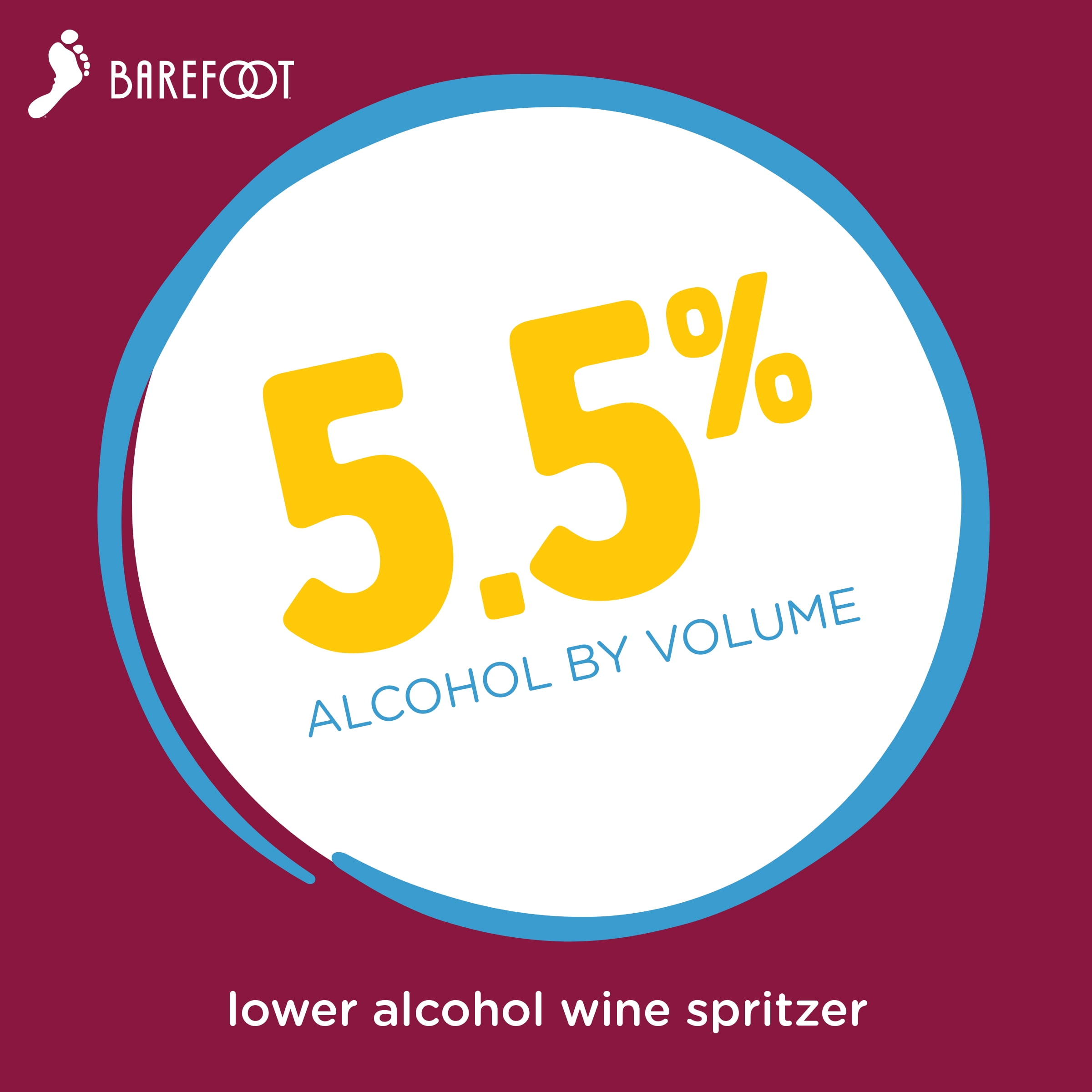 Barefoot Summer Red Wine Spritzer 4 Pack