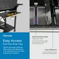 thumbnail image 3 of Kenmore BBQ Propane Gas Grill - 5 Burners with Side Burner & Searing Zone, 644 Sq. In. Stainless Steel Grill, 66,000 BTU, Ideal for Outdoor Cooking, Patio & Backyard, Silver, 3 of 9