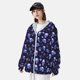 thumbnail image 3 of Balery Skull flower leaf purple Sudadera ligera de manga larga con capucha y protección solar UPF 50+ para hombre y mujer, ideal para pesca y running-X-Large, 3 of 7
