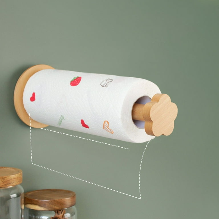 Magazine Paper Towel Holder Wall-Hanging Paper Towel Rack Small