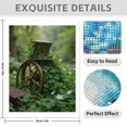 thumbnail image 3 of Diamond Art Kit for Adults, Wheel Top Hat Nature Greenscape Diamond Painting for Adults Beginners, 5D DIY Diamond Art Painting Kits, Colorful Diamond Painting Craft for Home Decor 12x16, 3 of 7